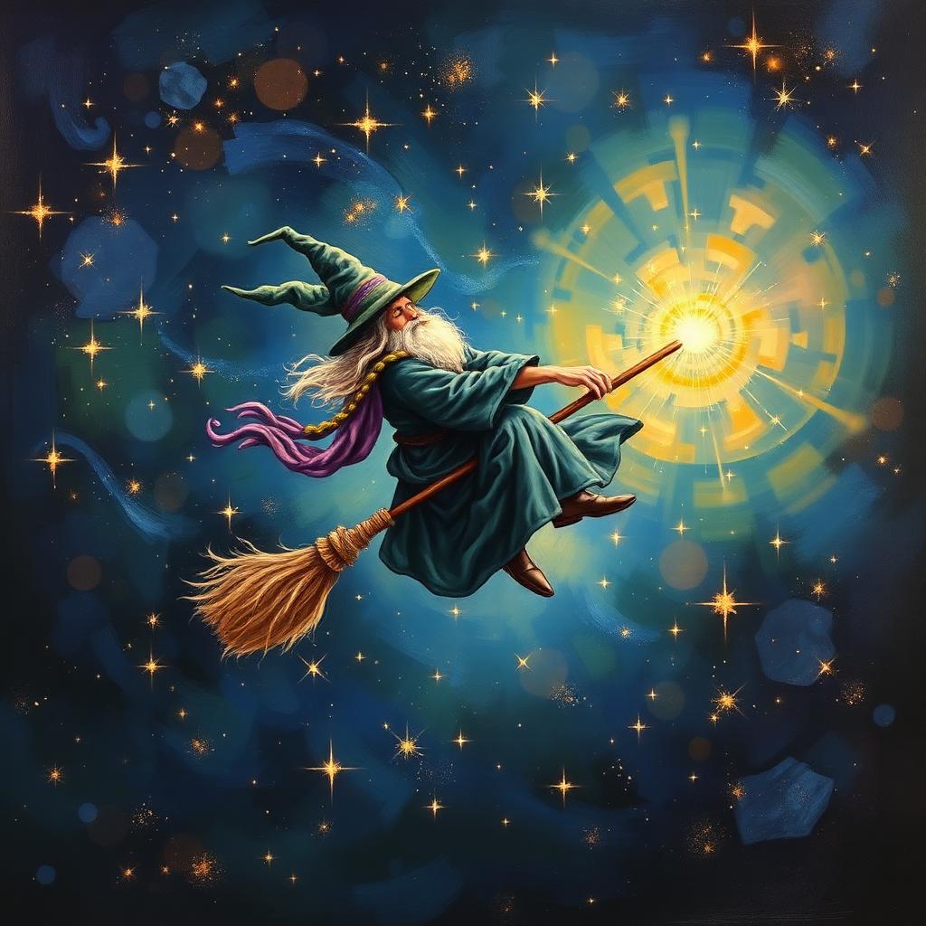Wizard Flying